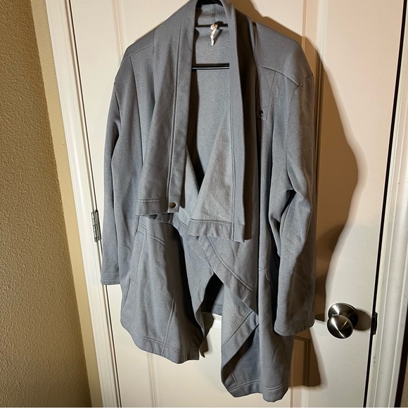 Asymmetrical Gray Jacket - Picture 3 of 5